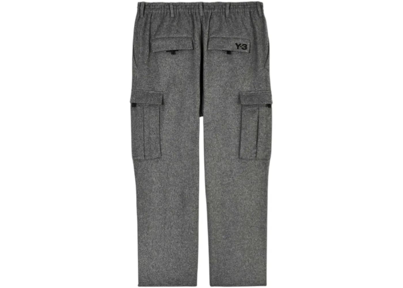 Мужские брюки из шерстяной фланели Y-3 Classic Wool Flannel Adidas, Grey — фото 2