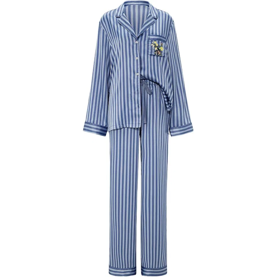 Женский пижамный комплект с длинным рукавом Victoria's Secret, Dark Blue