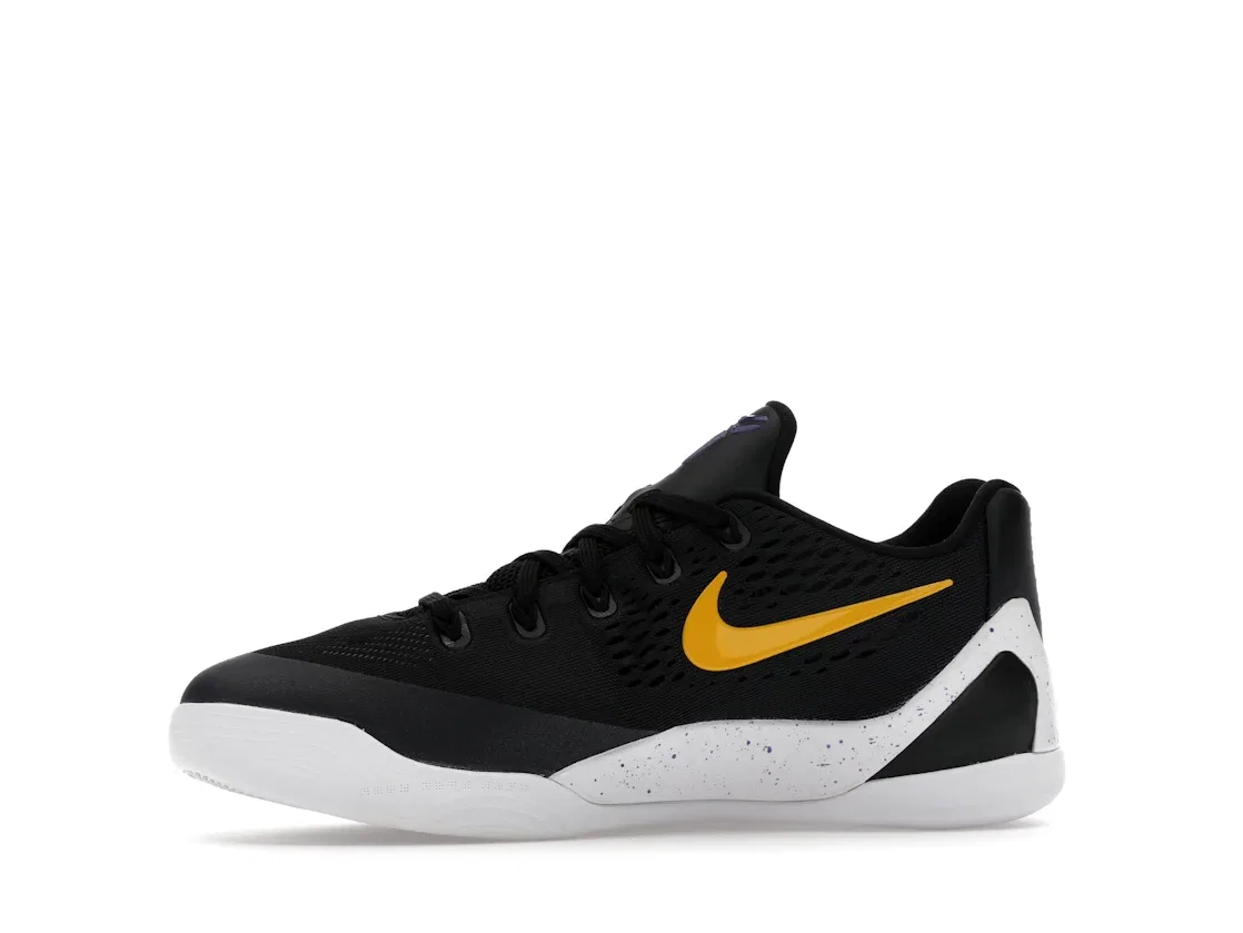 Детские кроссовки для баскетбола Nike Kobe 9 EM Low TB, Black/University Gold/White — фото 3