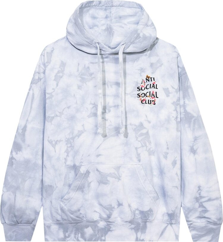 

Худи Anti Social Social Club Kkoch Never Dies Tie Dye Hoodie 'Grey', серый