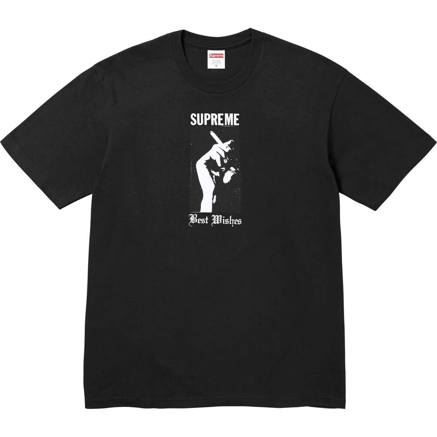 Футболка с круглым вырезом Supreme SS26, Черный