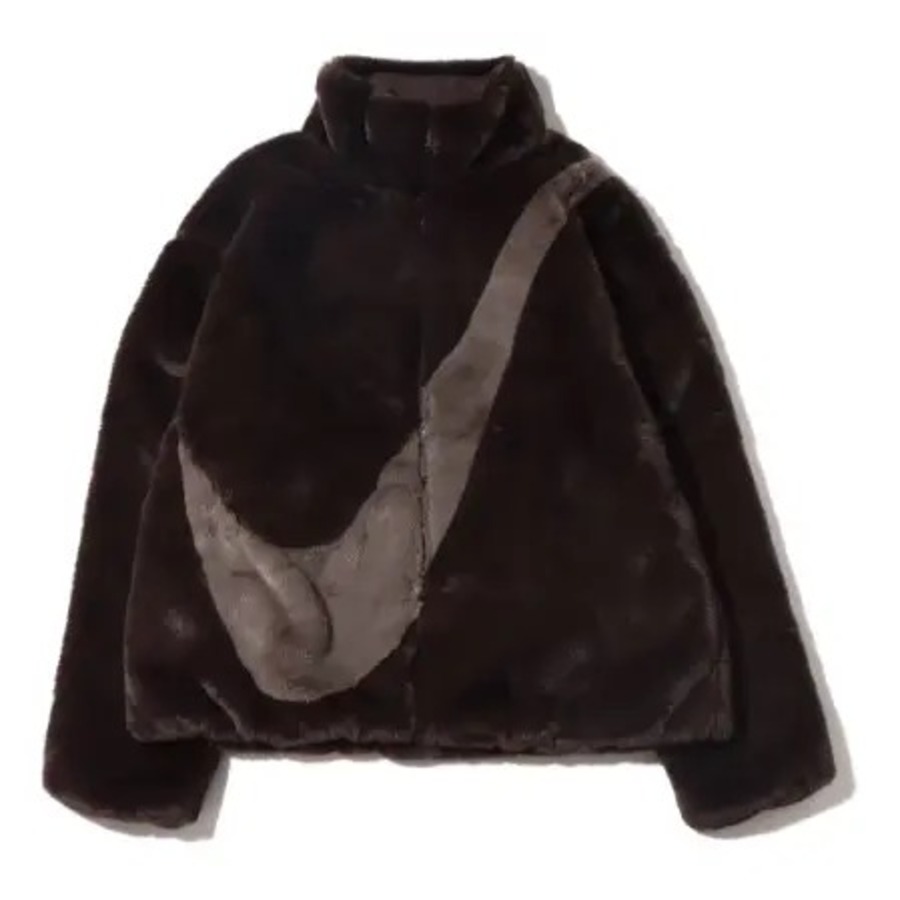 

Куртка Nike Faux Fur, коричневый