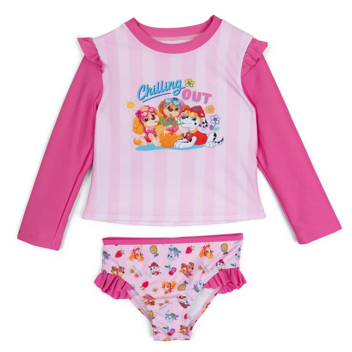 Детский комплект для плавания с длинным рукавом PAW Patrol, Pink