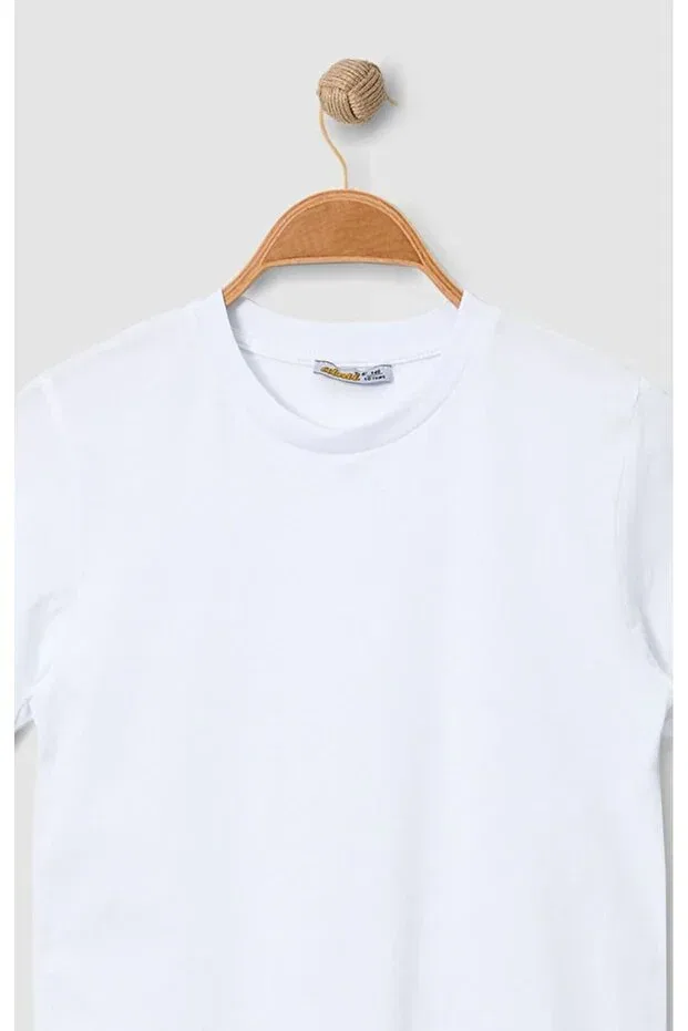 Детская футболка для мальчиков хлопковая Alme, White — фото 3