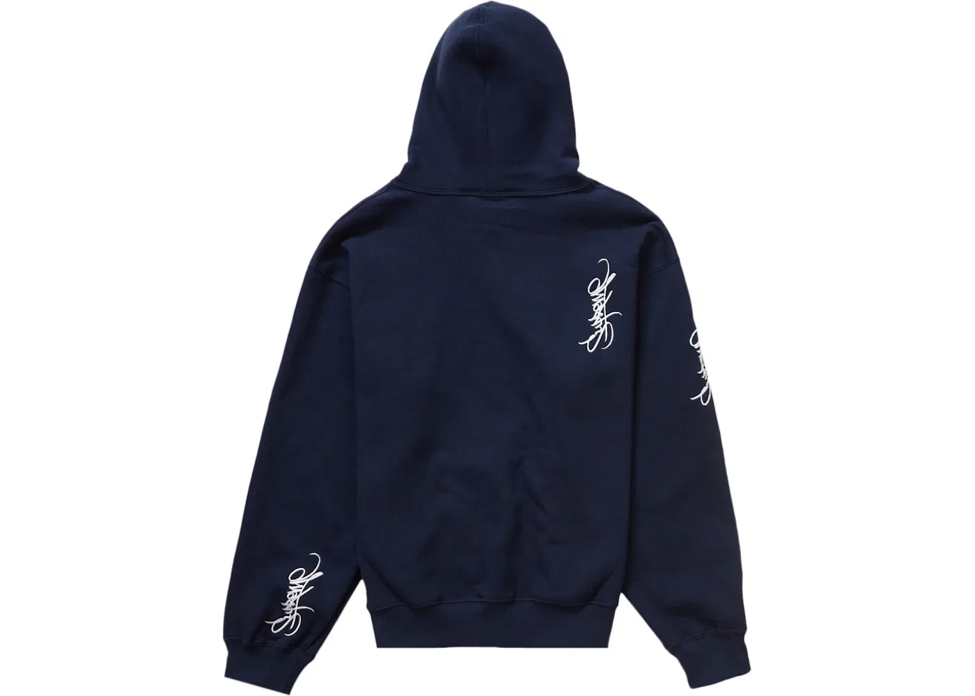 Мужская худи Supreme Sweatshirt (SS24), Navy — фото 2