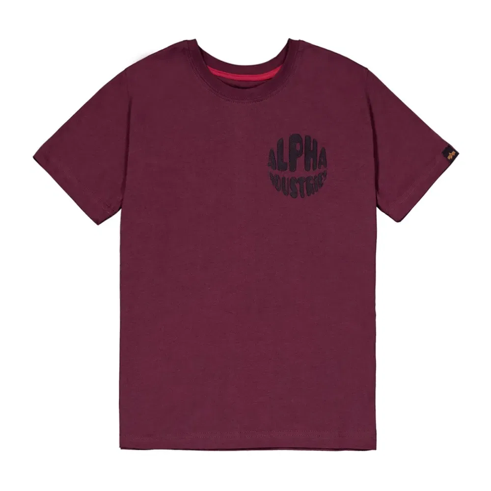 Футболка с коротким рукавом Logo Bp Alpha Industries, фиолетовый