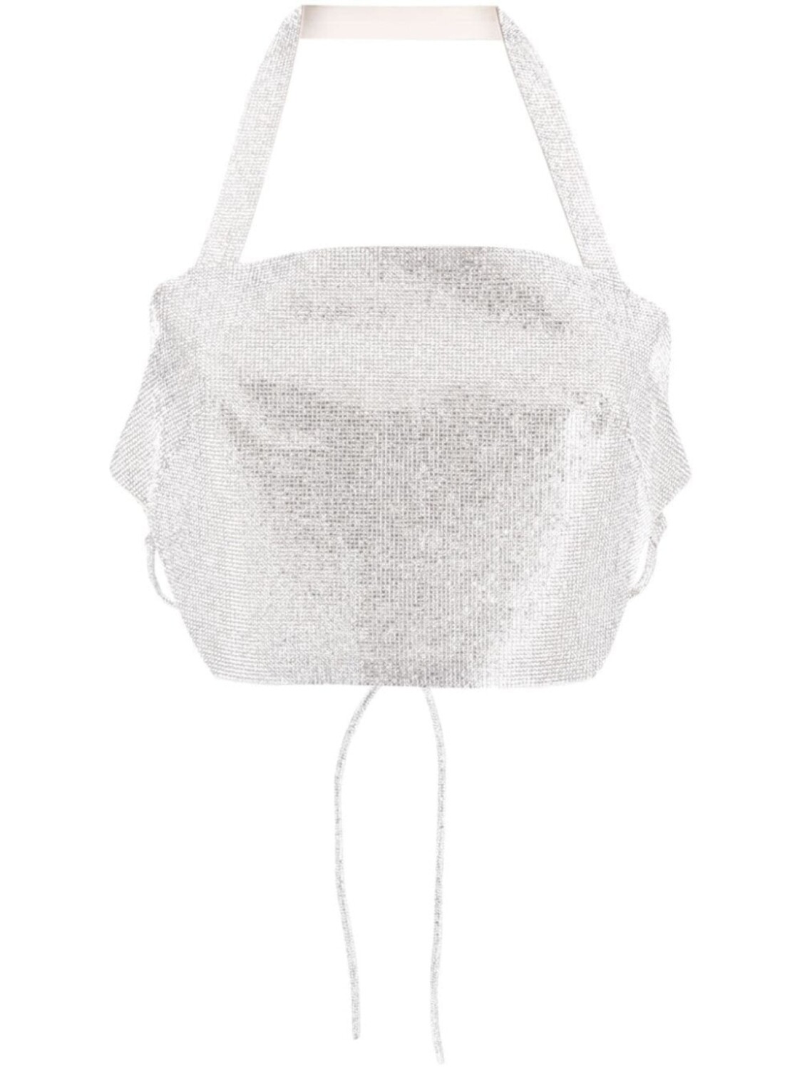 

Nuè Estelle silk top, серебристый