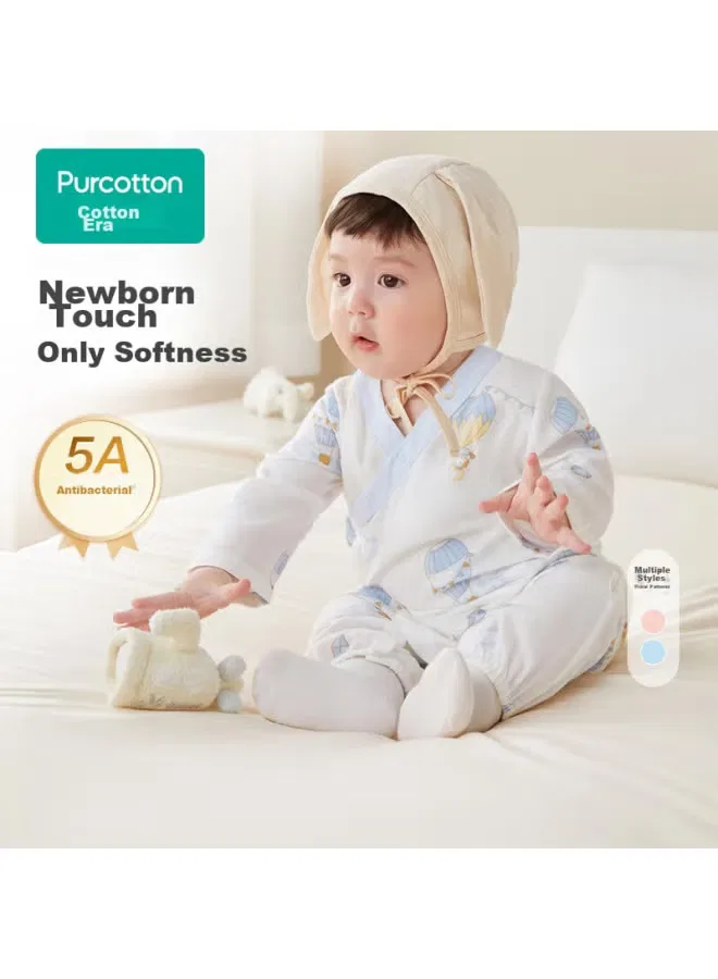 Боди-комбинезон для новорожденных из хлопка с принтом Xunmeng Purcotton, разноцветный