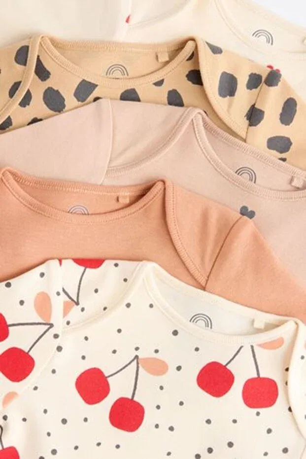Детский для девочек боди-комбинезон с принтом Next Baby, Multicolor — фото 4