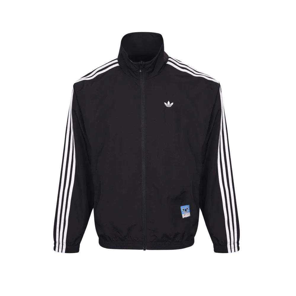 Детский спортивный костюм со стоячим воротником Adidas Originals, Black — фото 4