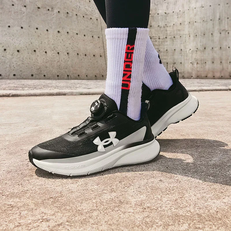 Кроссовки для бега детские Under Armour, Black/Silver — фото 4