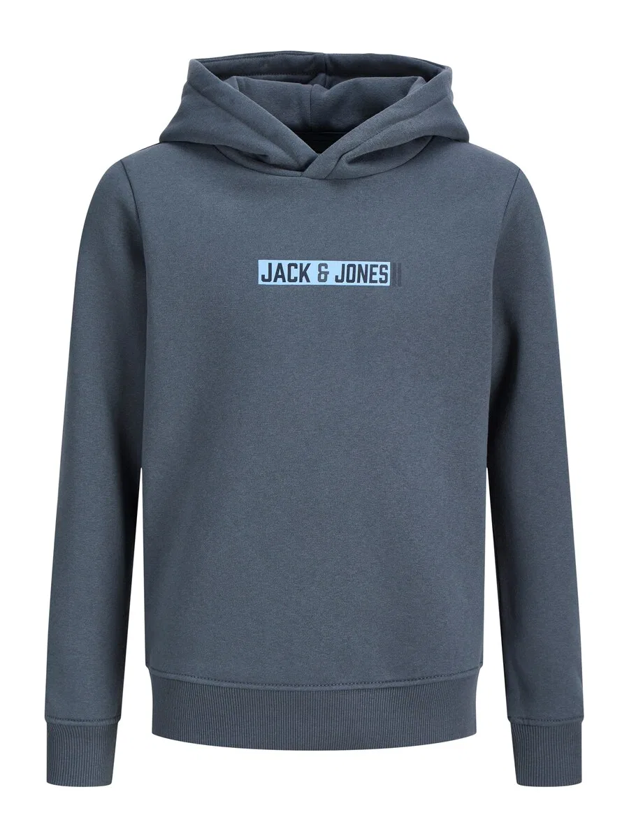 Детская толстовка Jack & Jones Junior 'JJMUNK' темно-серого цвета