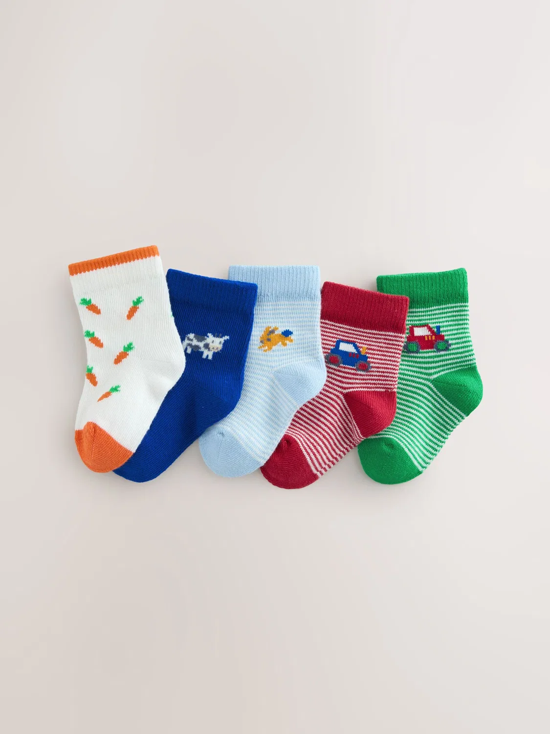 Носки 5 пар, Red/Green Next