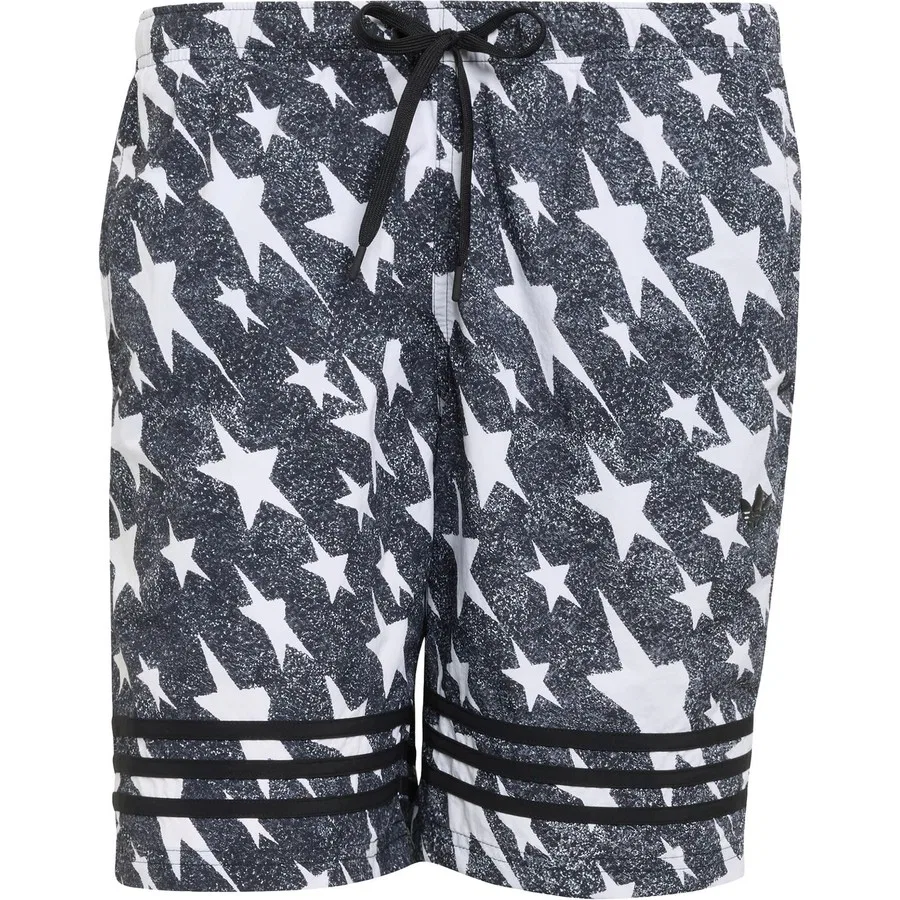 Плавки из денима с принтом 3 полосы Originals JZ5805 Denim Graphic 3 Stripes adidas, Серый — фото 3