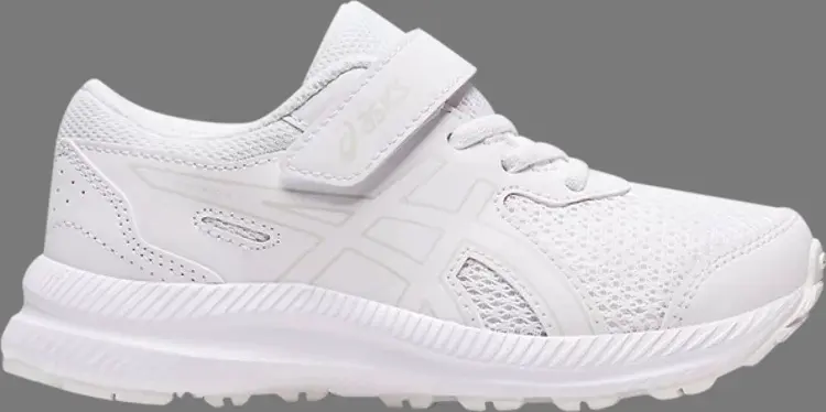 

Кроссовки contend 8 ps 'triple white' Asics, белый, Белый;серый, Кроссовки contend 8 ps 'triple white' Asics, белый