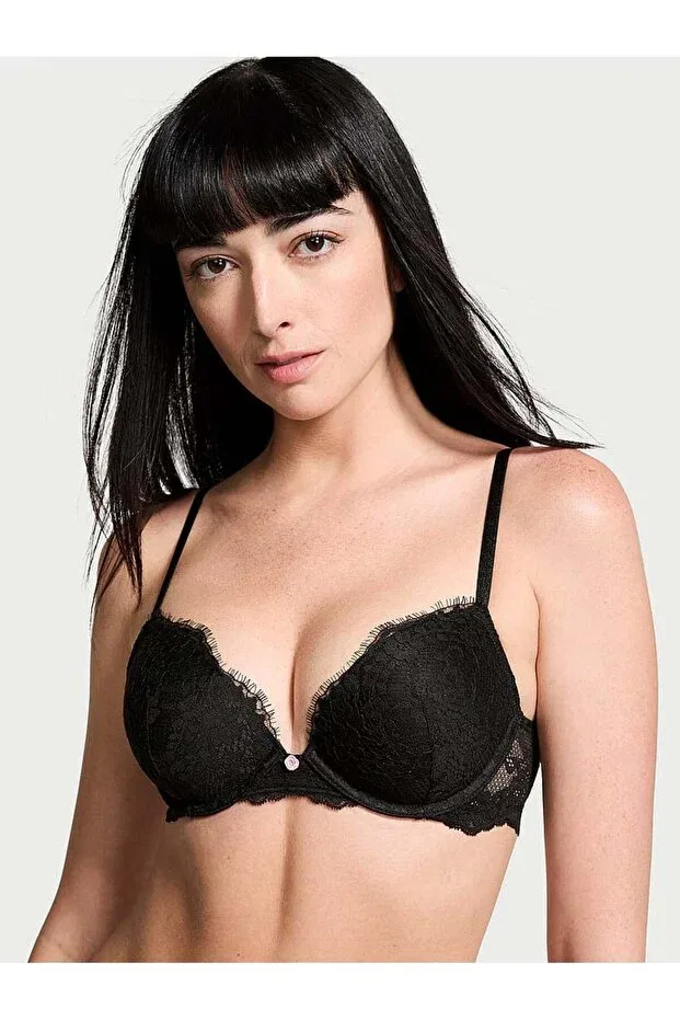 Женский бюстгальтер с кружевом Victoria'S Secret, Black