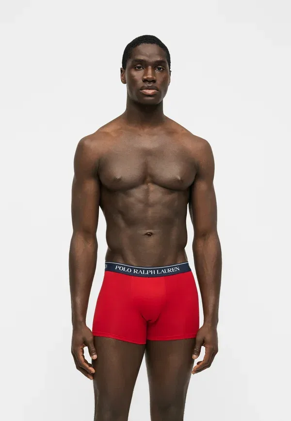 Комплект из 3 трусов, хлопок с эластаном, Polo Ralph Lauren, Blu, Red, красный/синий — фото 4