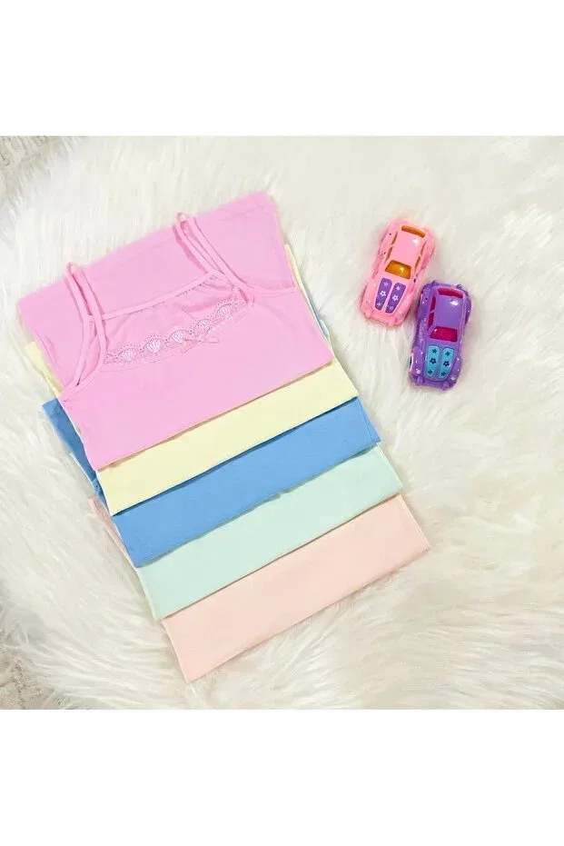 Детский комплект нижнего белья для девочек хлопковый Lace 100% cotton athlete boxer set for girls Swella, Multiple Colors — фото 4