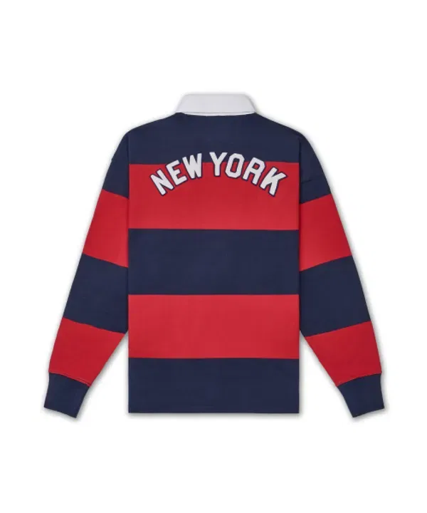 Футболка с длинным рукавом регби, Yankees, Polo Ralph Lauren, темно-синий — фото 2