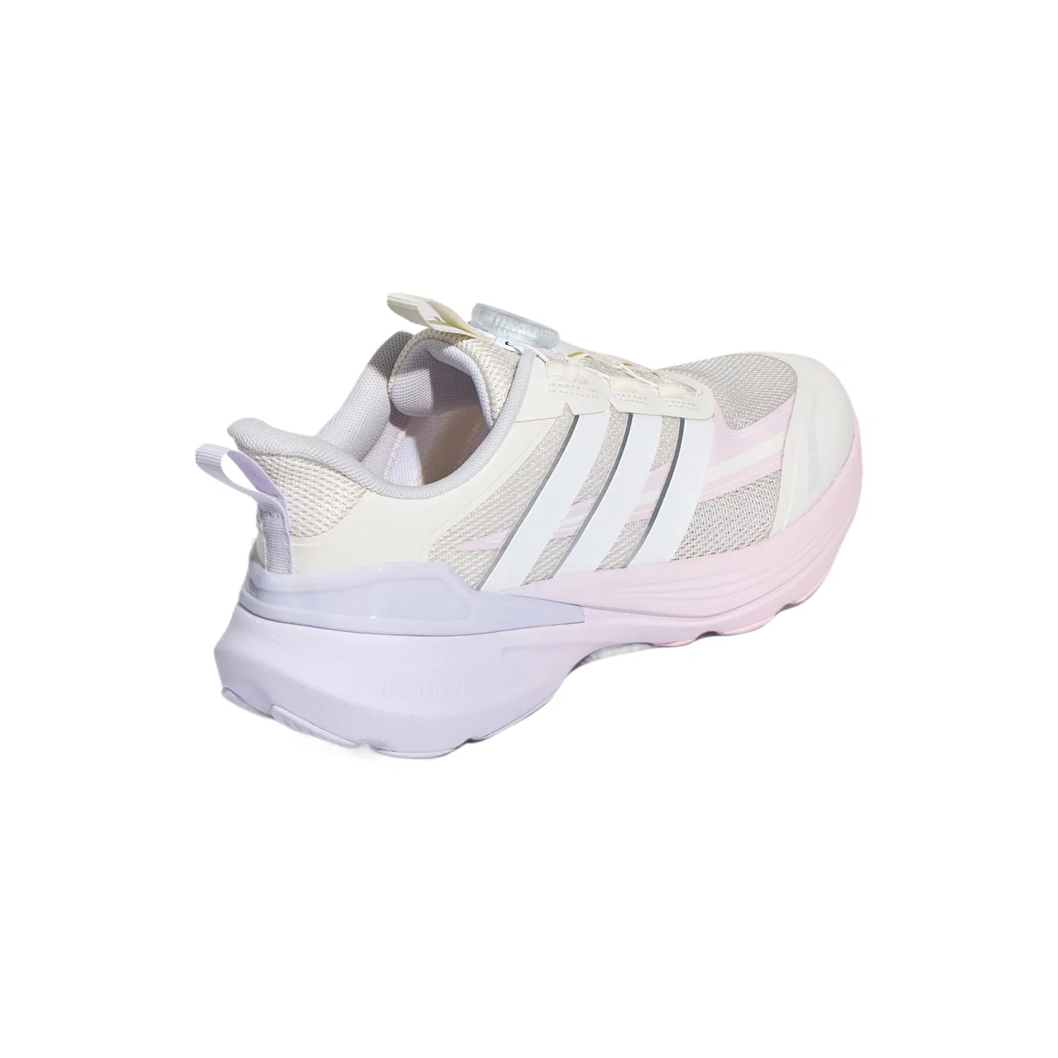 Детские кроссовки для мальчиков LIGHTDART Adidas, Clear Pink/White/Purple — фото 4