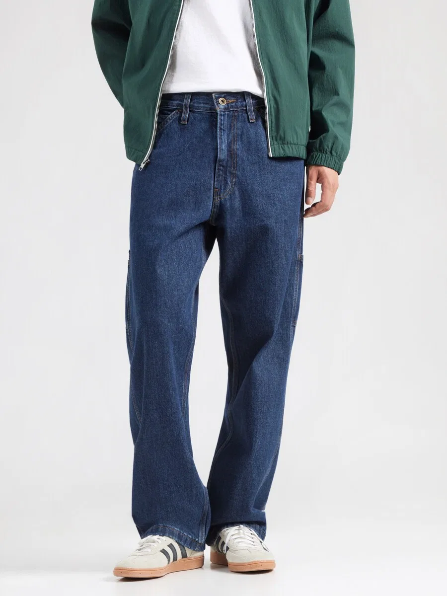 Джинсы LEVI'S свободного кроя '568 Loose Strt Carpenter' темно-синего цвета — фото 2