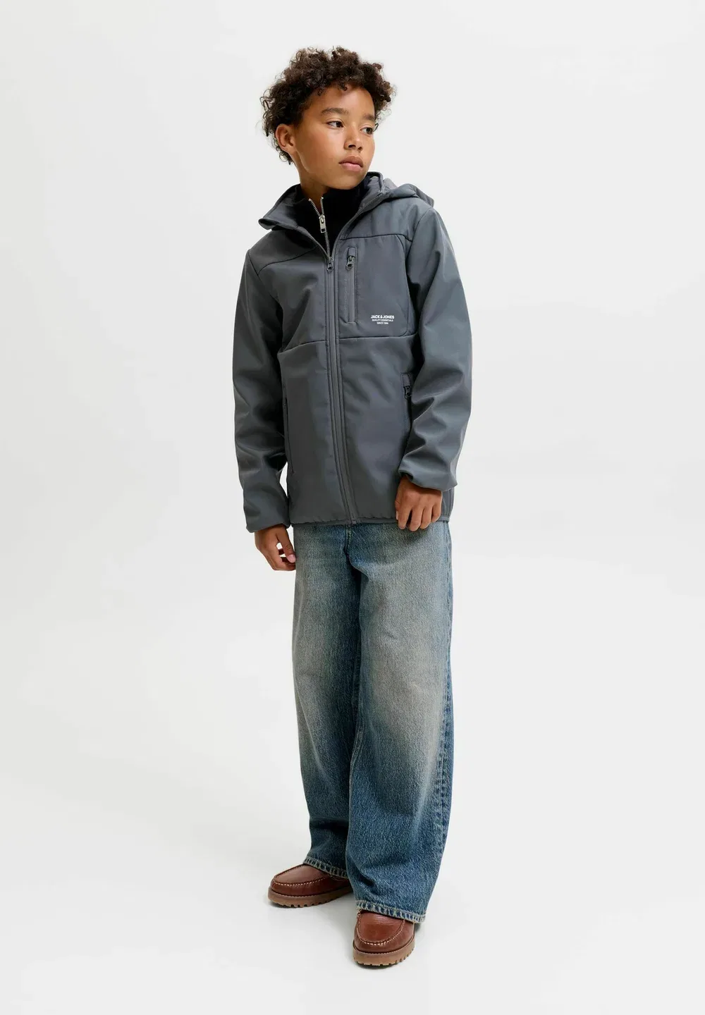 Куртка из софтшелла Jjtheo noos jnr - куртка из софтшелла Jack & Jones Junior, Asphalt