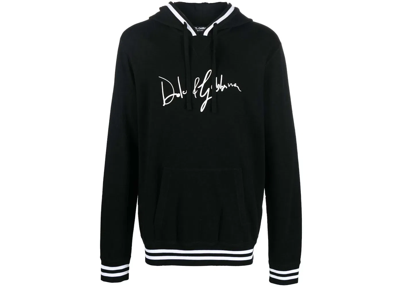 Мужская худи с принтом Dolce & Gabbana, Black