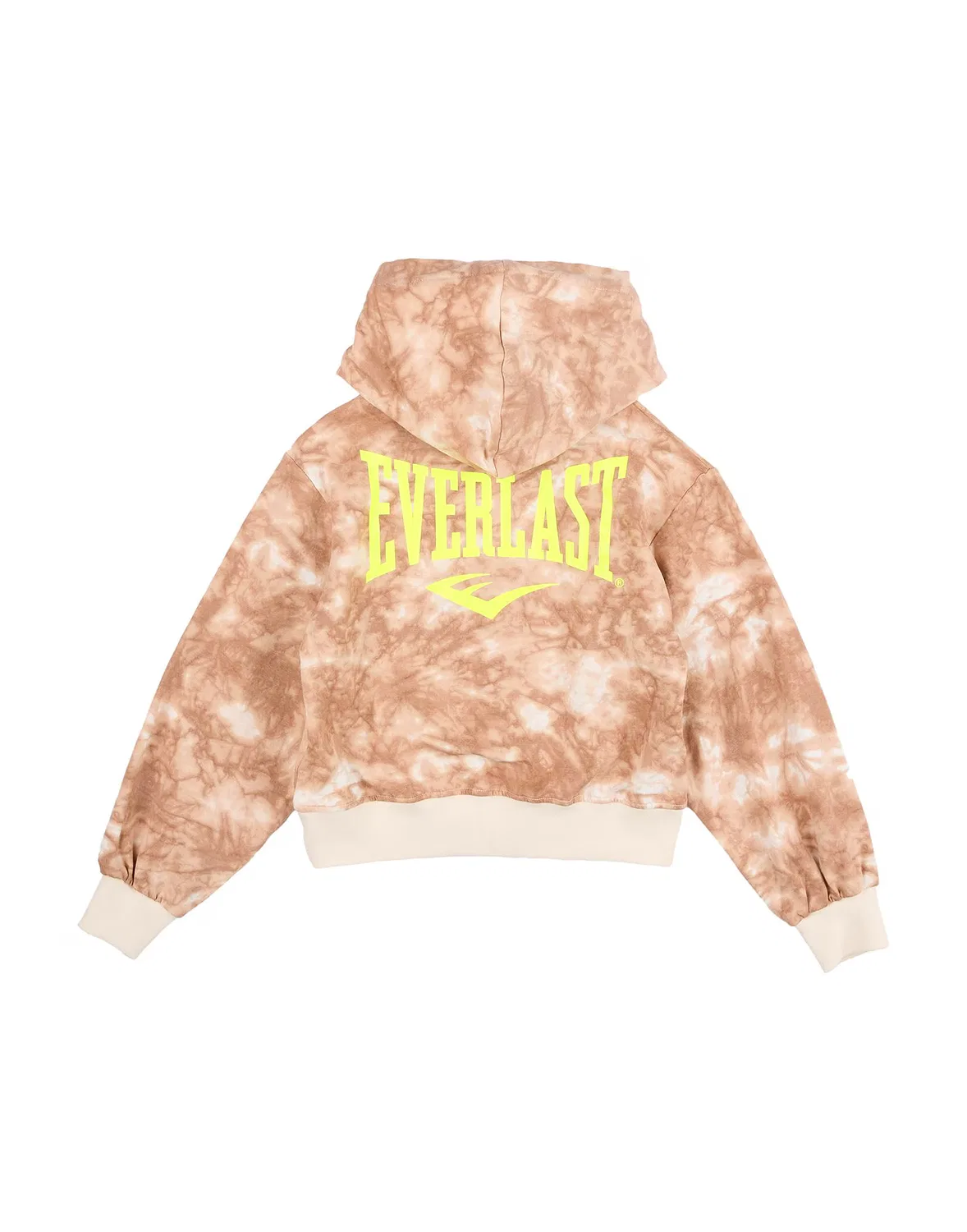 Детская толстовка с капюшоном на флисе с принтом Everlast, светло-розовый — фото 2
