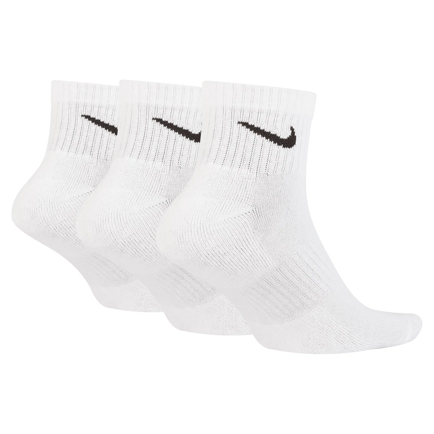 Мужские носки для фитнеса Nike Everyday Cushioned, White/Black — фото 2