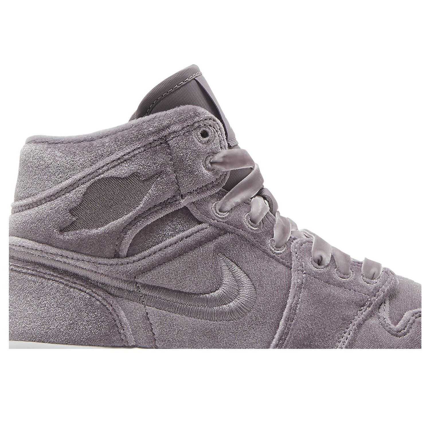 Кроссовки Air Jordan Wmns 1 Mid 'Purple Velvet', Фиолетовый — фото 2