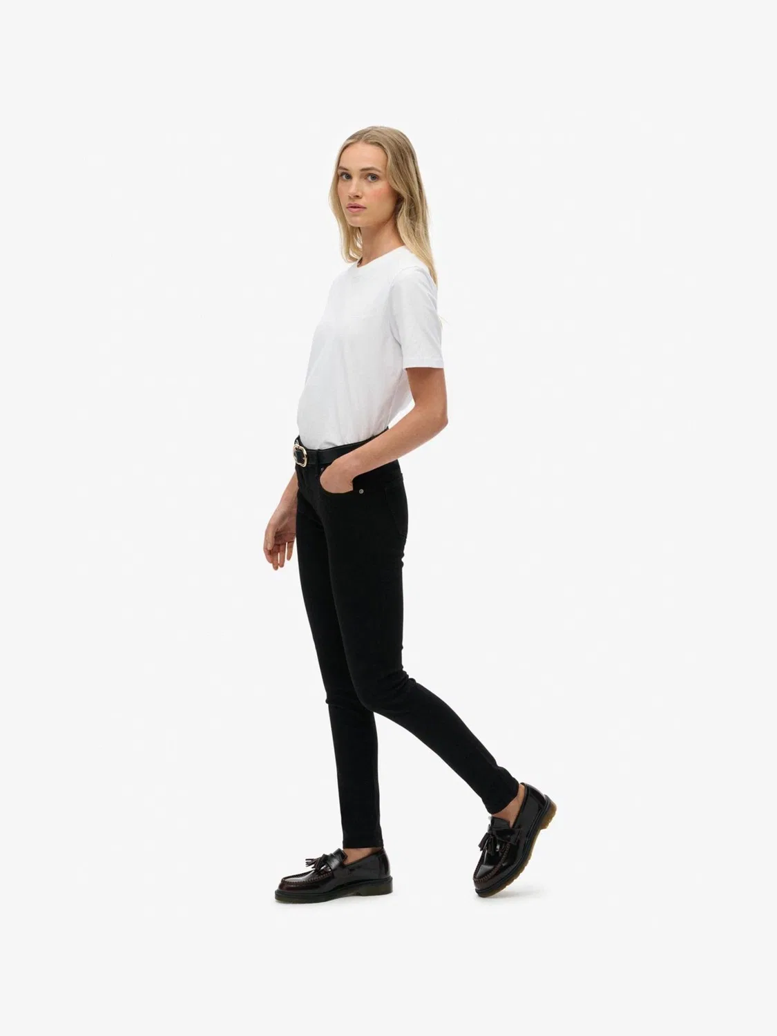 Джинсы Skinny Superdry Black — фото 2
