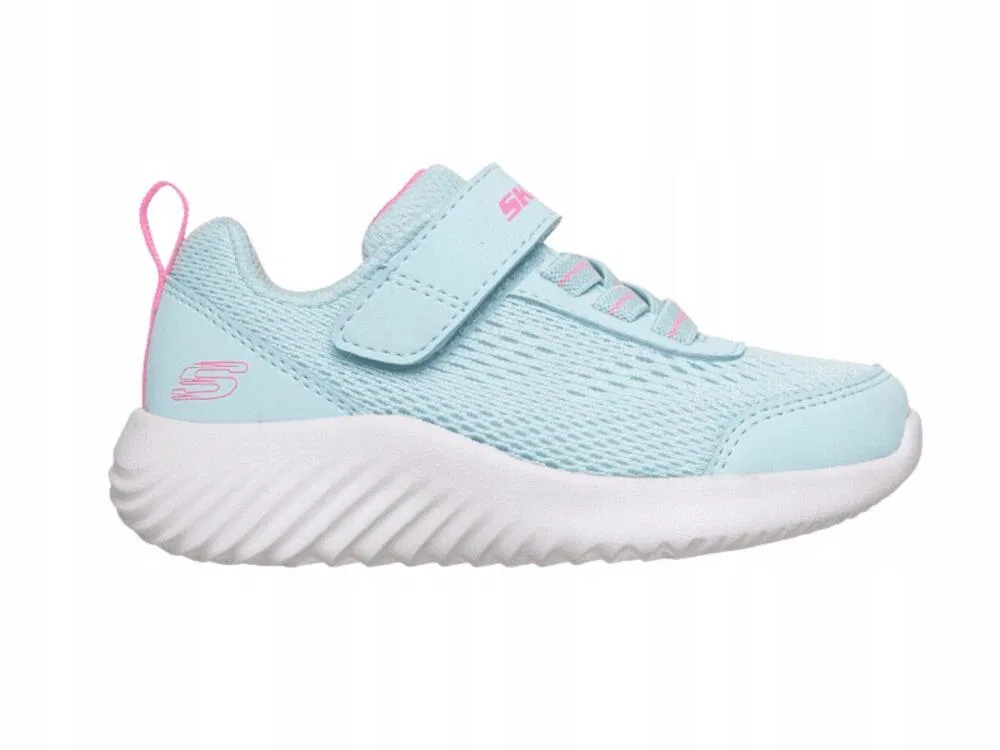 Детские спортивные кроссовки на липучке Skechers, BLAU — фото 3
