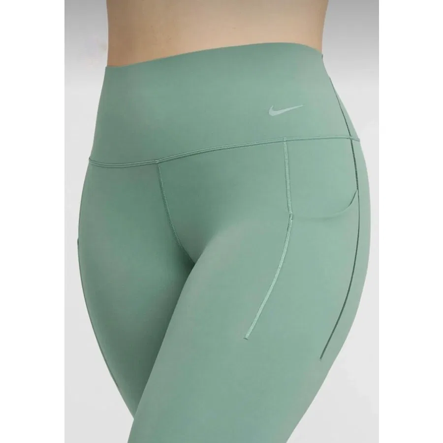Женские леггинсы для тренировок с высокой посадкой Dri-FIT Universa Nike, Зеленый