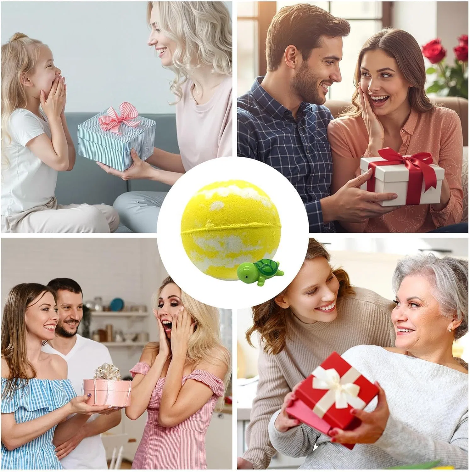 Набор бомбочек для ванны с игрушкой, Generisch, 100г, Sweet Orange Flavor — фото 4