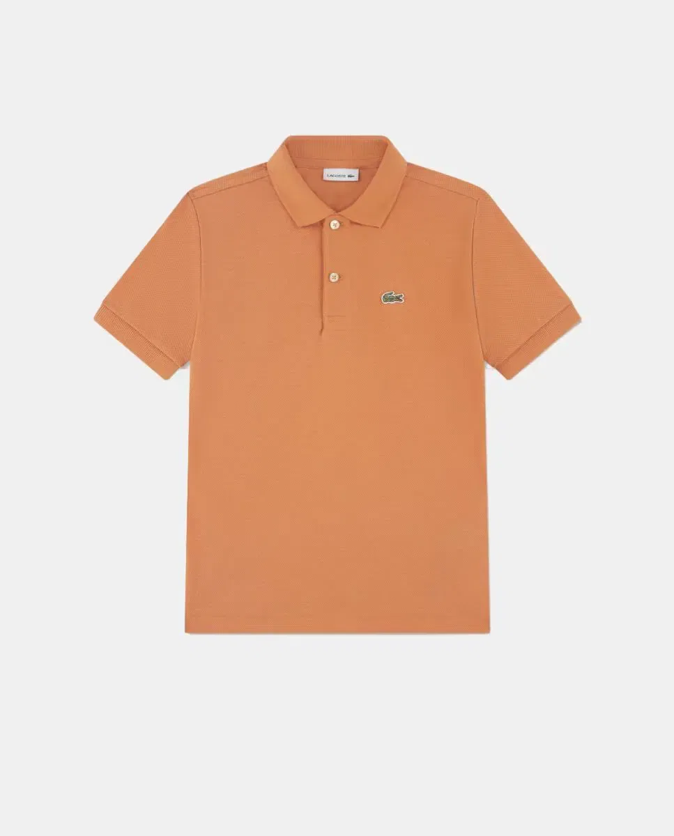 Детское поло для мальчиков хлопковое Lacoste Naranja