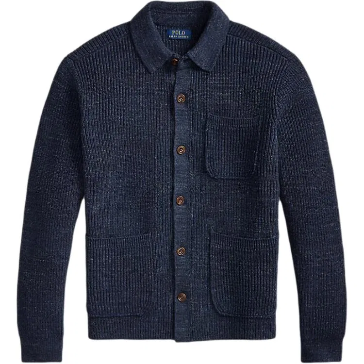 Мужской свитер Regular с длинным рукавом Marine Blue Polo Ralph Lauren