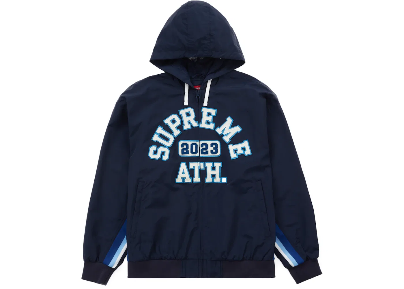 Мужская куртка с капюшоном Supreme, Navy