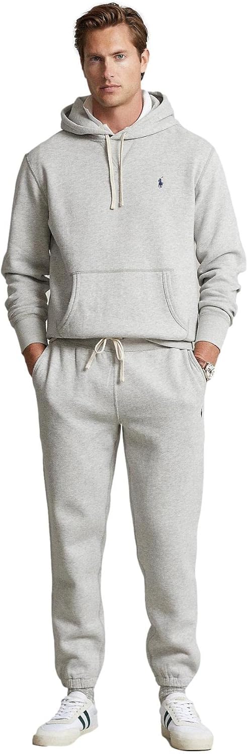 POLO RALPH LAUREN Мужская толстовка The Rl Fleece Hoodie, Grey — фото 3