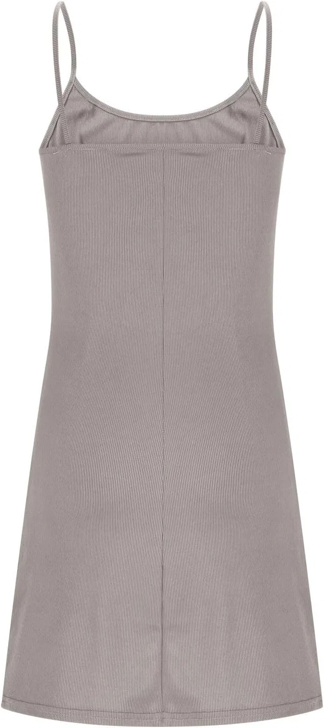Женское теннисное платье с круглым вырезом Bodycon Mini Dresses, Gray — фото 3