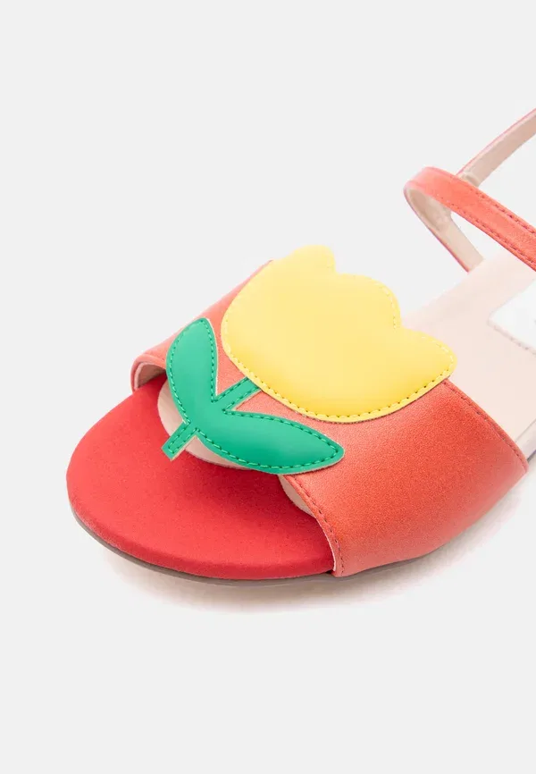 Босоножки без подкладки Stella Mccartney Kids, красный — фото 3