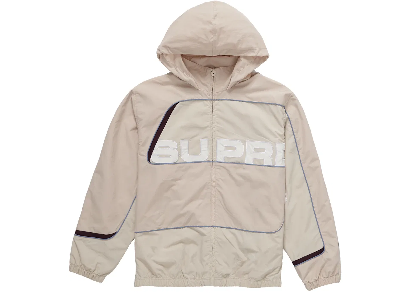 Мужская куртка-трек с панелями Supreme, Dusty Pink