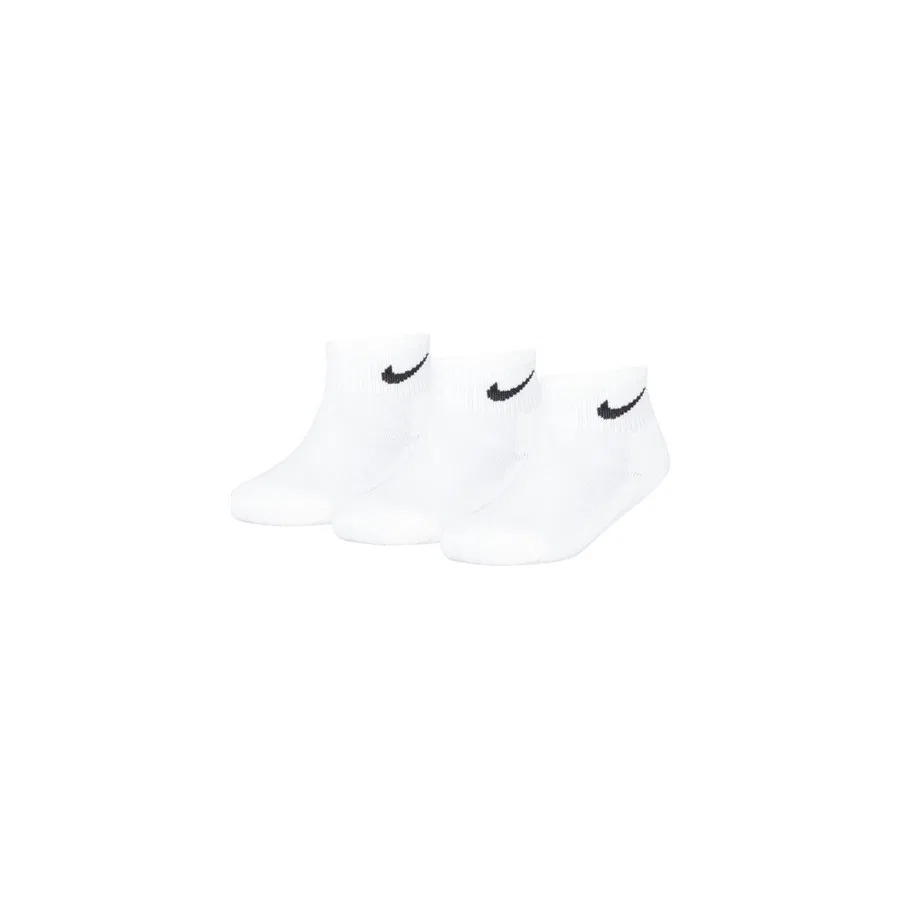 Спортивные носки с усиленной пяткой Nike Little Kids' Cushioned Ankle Socks, Белый