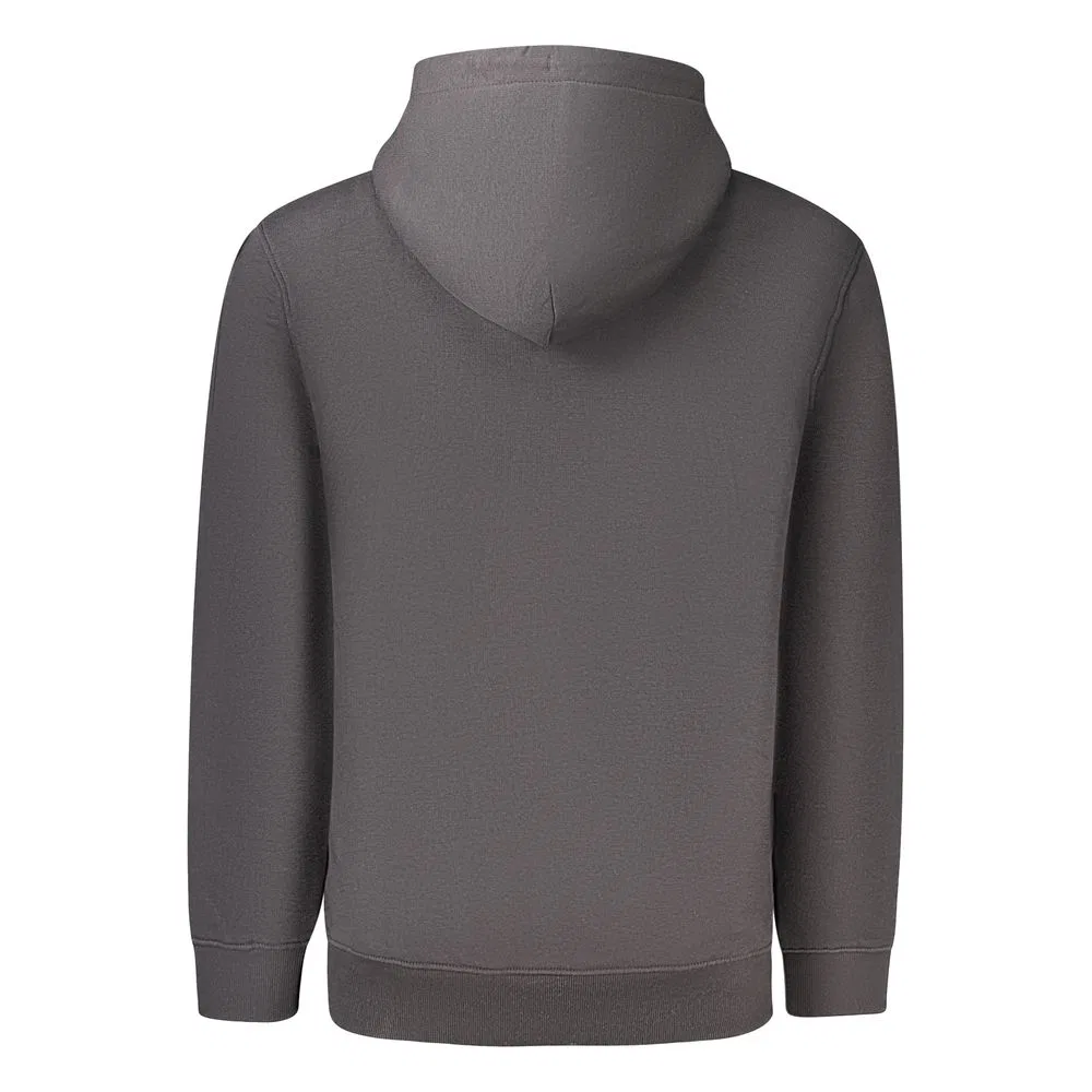 Мужской свитшот с капюшоном и принтом логотипа Tommy Hilfiger, Black — фото 2