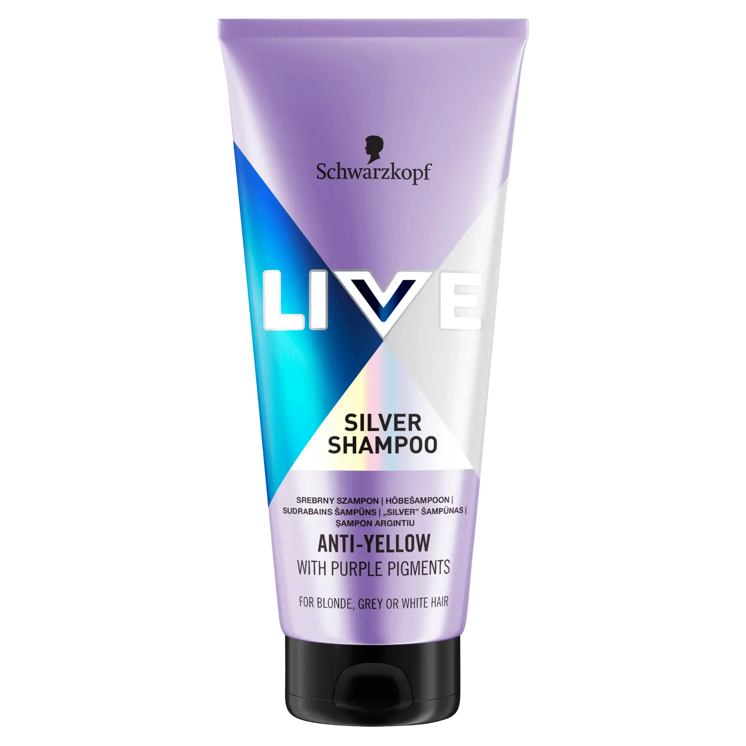 

Schwarzkopf Live Silver Шампунь для волос Нейтрализующий желтый оттенок, 200 мл