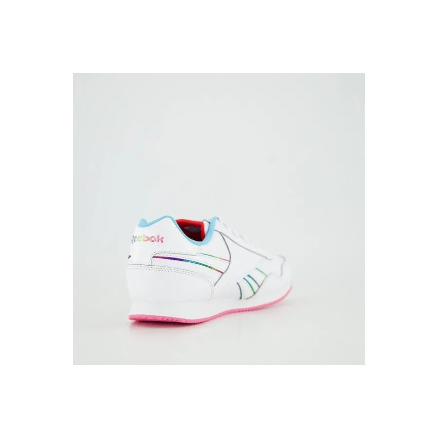 Детские кроссовки с синтетической кожи Royal cl Jog Reebok, Черно-золотой — фото 2