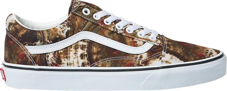 

Кеды Vans Old Skool Tie-Dye Brown, коричневый