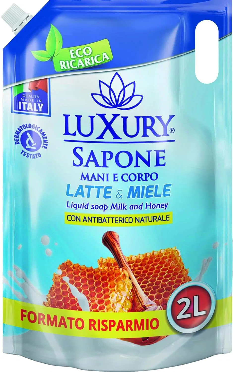 Жидкое мыло Luxury Milch & Honig, 2000 мл