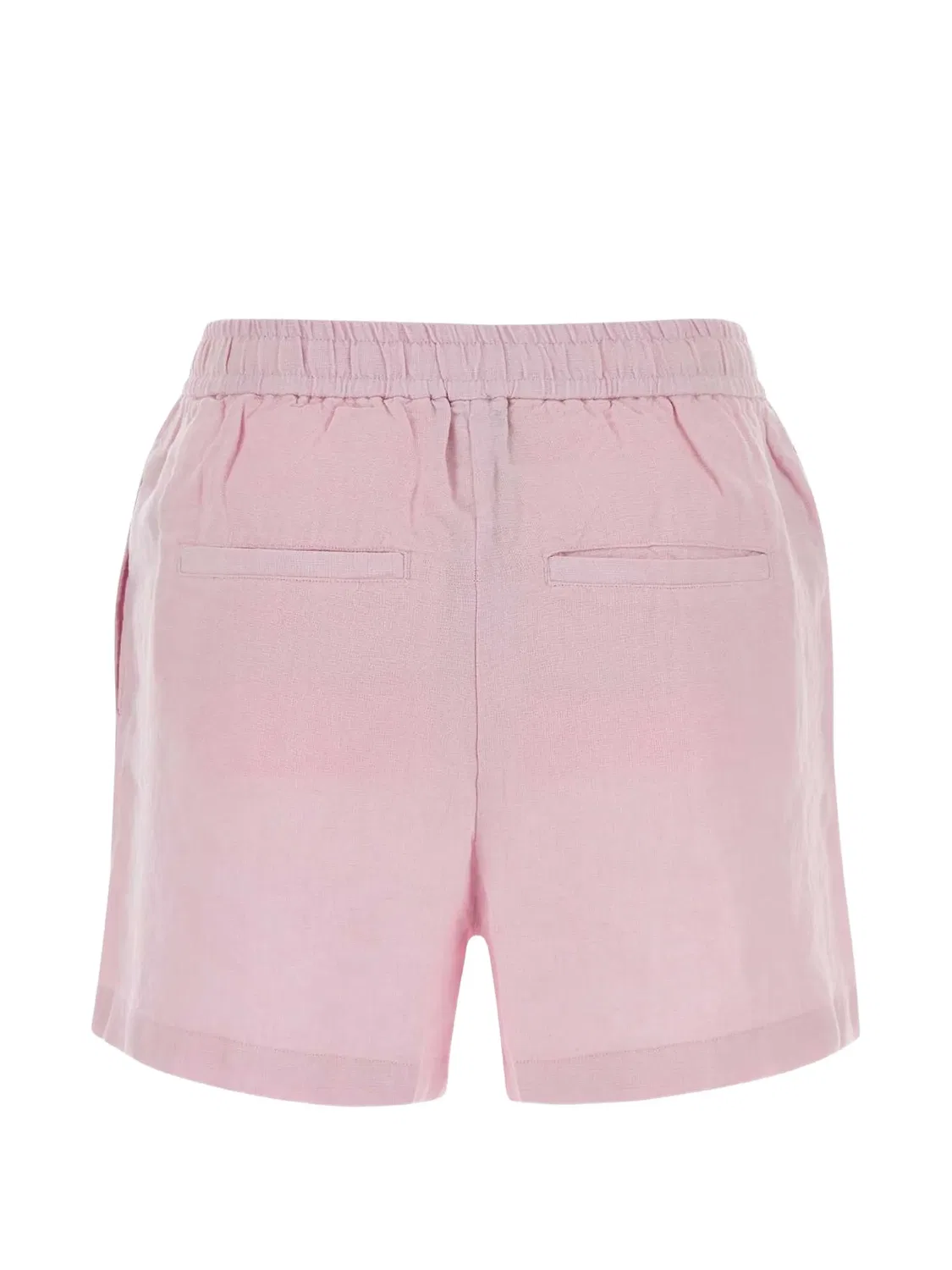 Шорты с кулиской - розовые, льняные Polo Ralph Lauren, розовый — фото 2
