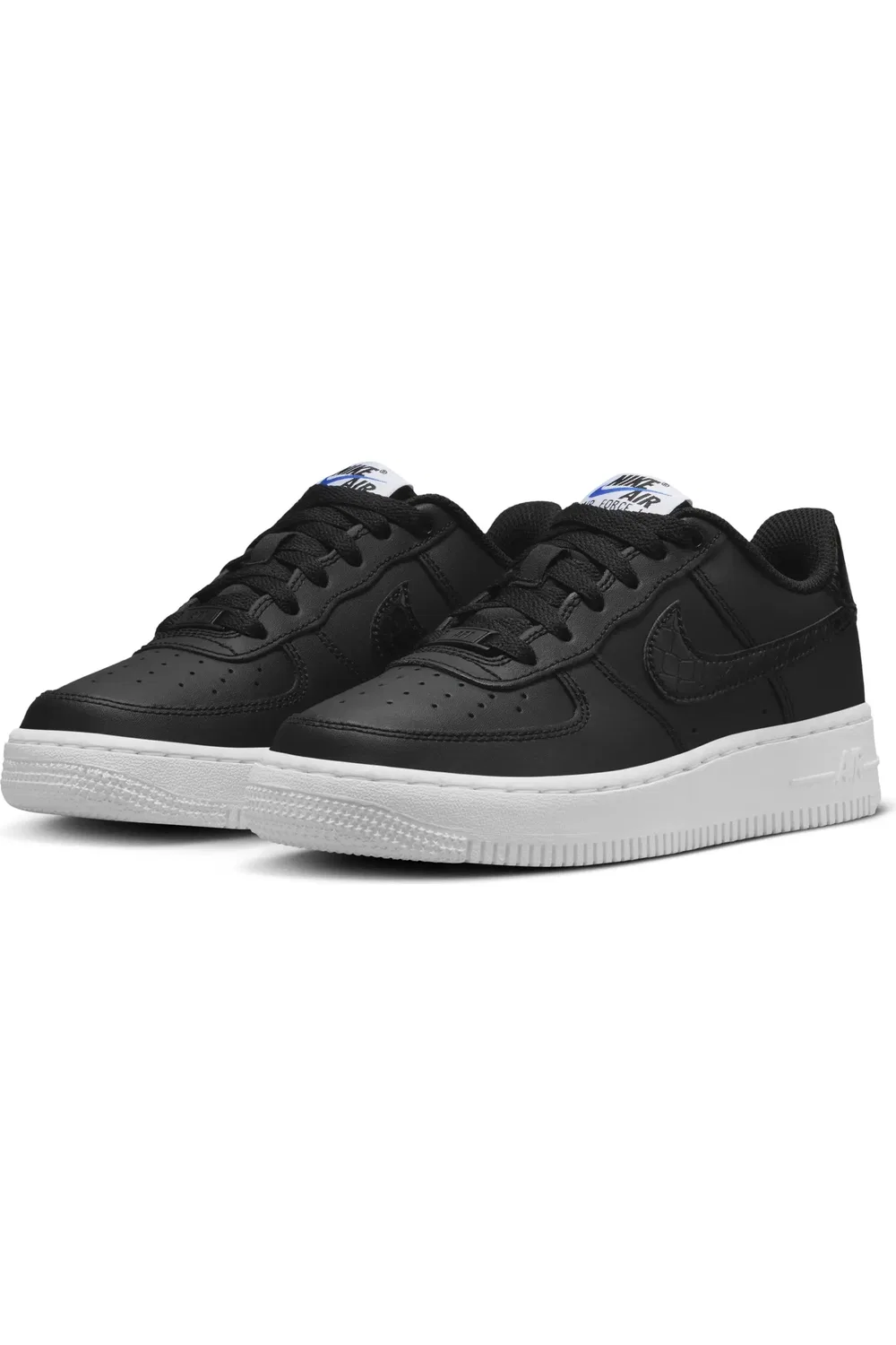 Детские кроссовки баскетбольные Air Force 1 Nike, черный/белый/черный