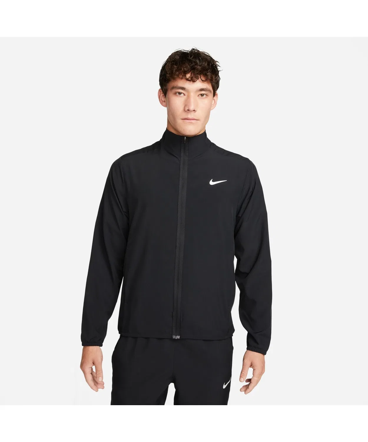 Мужская куртка-ветровка с быстросохнущей тканью, модель DF Form NIKE, Black